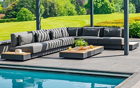 4 Seasons Outdoor Ibiza Large Corner Set with Coffee & Side Table -MO-IbizaL 1