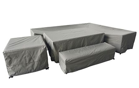 Bramblecrest Tuscan/San Marino Long Left Sofa With Firepit Table Set Cover-CVALUSS5L 1