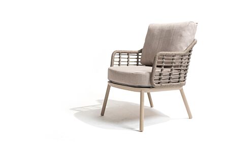 4 Seasons Outdoor Puglia Rope Garden Low Dining Chair-91628 1