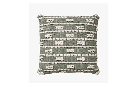 Pacific Lifestyle Indoor/Outdoor Sage Braid Scatter Cushion-18-713-SA-WH 1