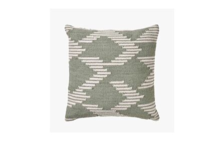 Pacific Lifestyle Indoor/Outdoor Sage Chevron Scatter Cushion-18-714-SA-WH 1