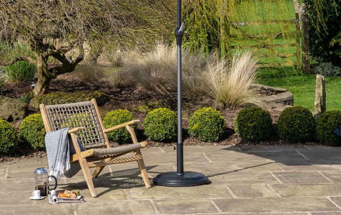 Platinum Riva 2.5m Olive Round Parasol with 25kg base-18-205-25 18-118-OL