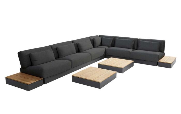 4 Seasons Outdoor Ibiza Large Corner Set with Coffee & Side Table -MO-IbizaL