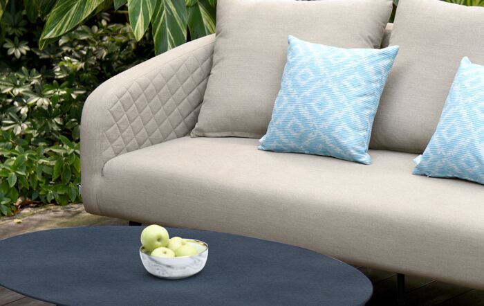 Maze Ambition 3 Seat Garden Sofa Set - Oatmeal-FB-AMB-3SS-OT