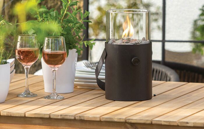Pacific Lifestyle Black Cosiscoop Fire Lantern