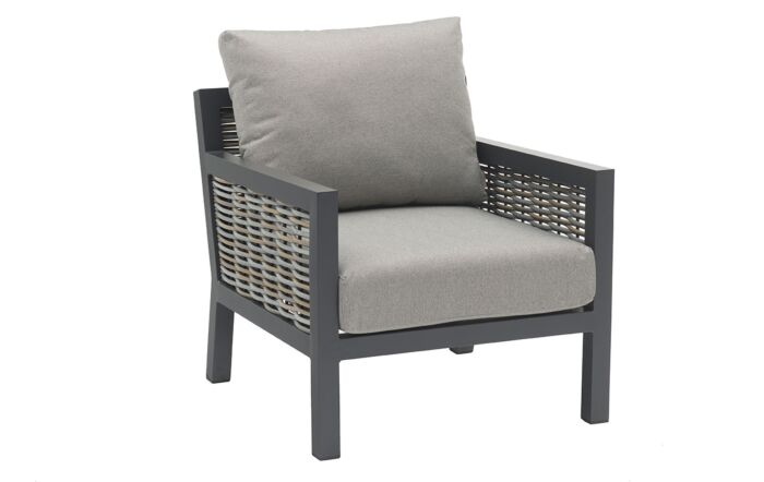 Bramblecrest Portofino Adjustable Three Seat Garden Sofa Set - Grey-X21APTRCDT2