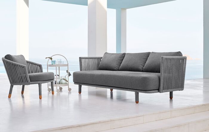 Cane-Line Moments Rope Sofa & Chair-7543ROG