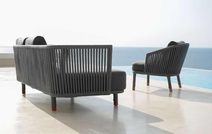 Cane-Line Moments Rope Sofa & Chair-7543ROG