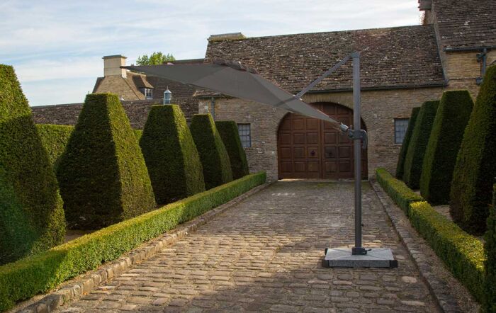 Bramblecrest Chichester 3M Round Parasol Including Granite Base And Cover-X16PG30R01-2