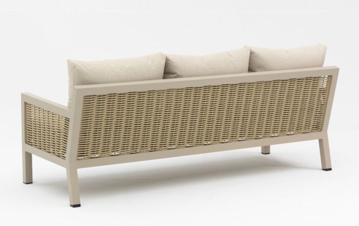 JB Furniture Conrad Three Seat Adjustable Garden Sofa Set - Latte-CW-AR212B