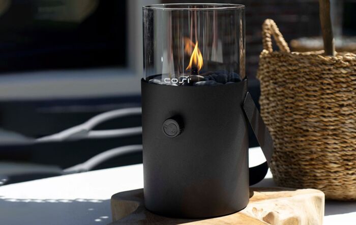 Pacific Lifestyle Black Cosiscoop Fire Lantern-18-505-BK-1