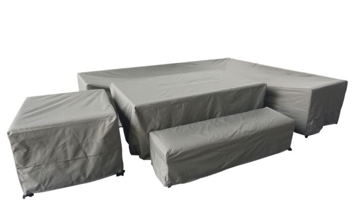 Bramblecrest Tuscan/San Marino Long Left Sofa With Firepit Table Set Cover-CVALUSS5L 1