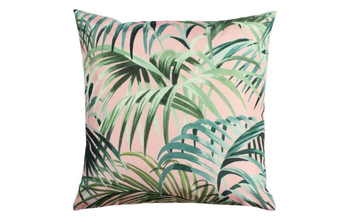 Furn. Jungle Blush/Forest Outdoor Scatter Cushion-Furn. Jungle Outdoor Cushion - Blush/Forest