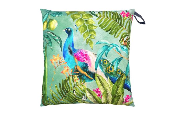 Furn. Peacock Outdoor Floor Cushion-Furn. Peacock Large 70cm Outdoor Floor Cushion - Blush