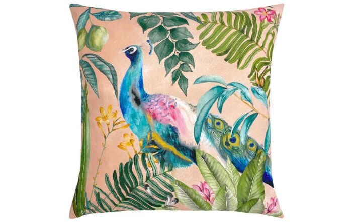 Furn. Peacock Blush Outdoor Scatter Cushion 