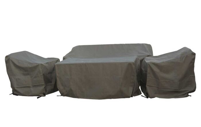 Bramblecrest Mauritius & Portofino 3 Seat Sofa Set Cover - Khaki-CV3CDT1G