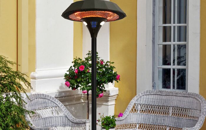 Maze Helio Freestanding Electric 2100W Patio Heater -HT-HEL-2100-FS