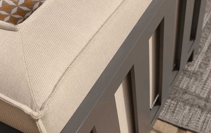 Maze Ibiza U Shape Sofa Set With Round Coffee Table - Oatmeal-FB-IBIZ-USCSS-R-OT 1