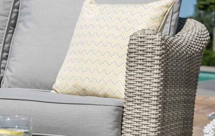 Maze Oxford Three Seat Garden Sofa Set - Grey-OXF-202024