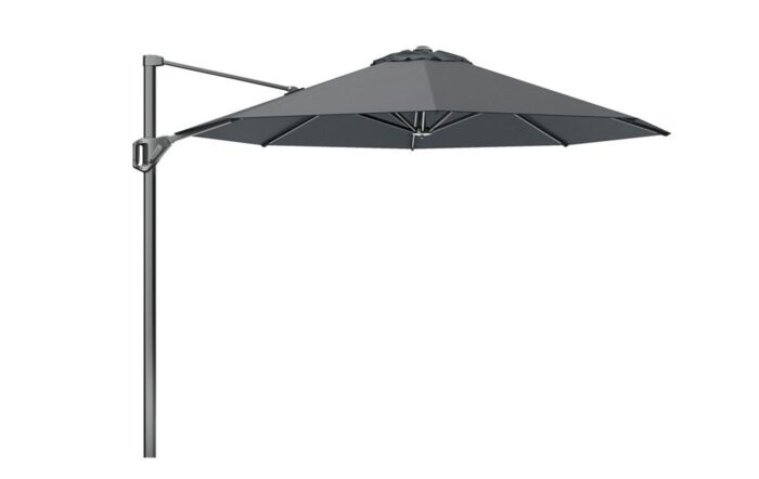 Platinum Voyager T1 Anthracite 3m Round Parasol with 90kg Granite Base-18-303-GY
