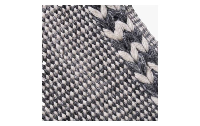 Pacific Lifestyle Indoor/Outdoor Plaited Stripe Scatter Cushion-18-712-GY-WH