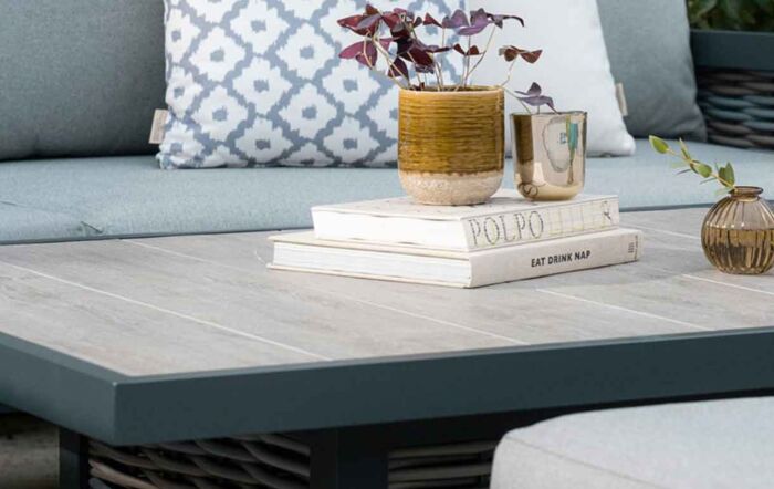 Bramblecrest Portofino Adjustable Three Seat Garden Sofa Set - Grey-X21APTRCDT2