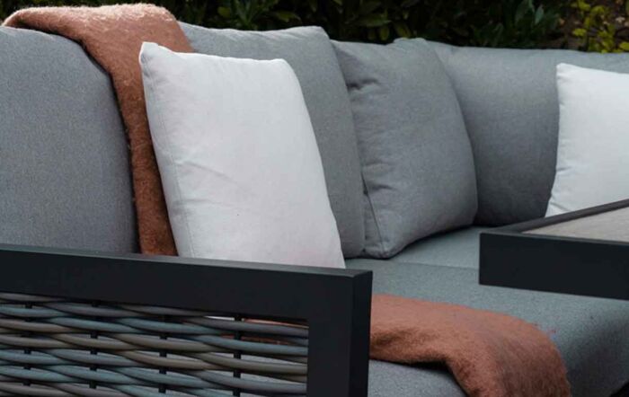 Bramblecrest Portofino Adjustable Three Seat Garden Sofa Set - Grey-X21APTRCDT2