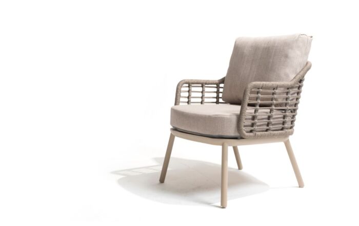 4 Seasons Outdoor Puglia Rope Garden Low Dining Chair