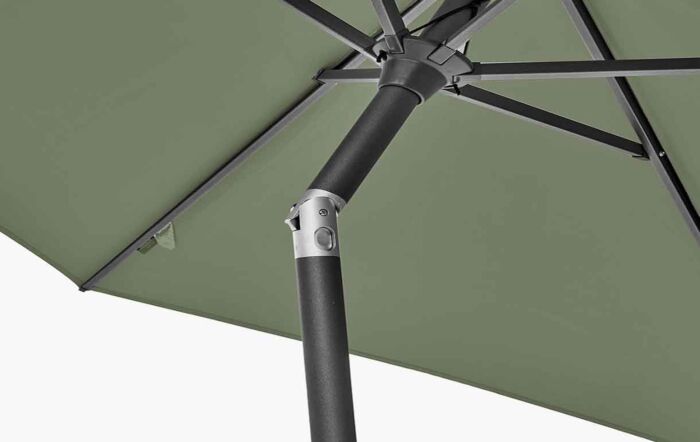 Platinum Riva 2.5m Olive Round Parasol with 25kg base-18-205-25 18-118-OL