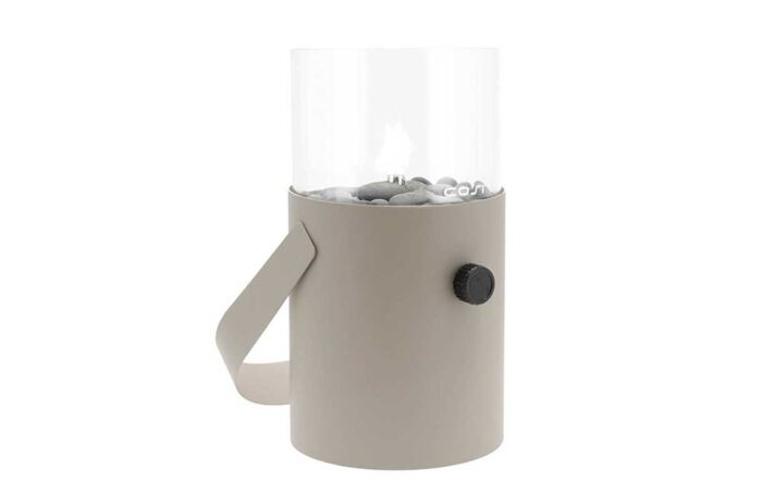 Pacific Lifestyle Taupe Cosiscoop Fire Lantern-SKU: 18-505-TA