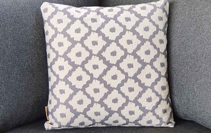 Bramblecrest Square Light Grey Medallion Scatter Cushion
