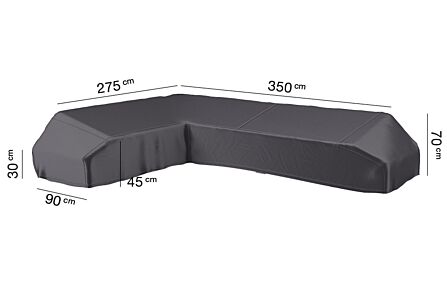 Aerocover Right Hand Platform 350x275x90x30cm