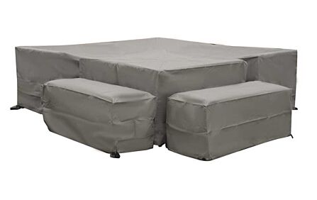 Bramblecrest Tuscan Square Corner with Dual Height Table Covers