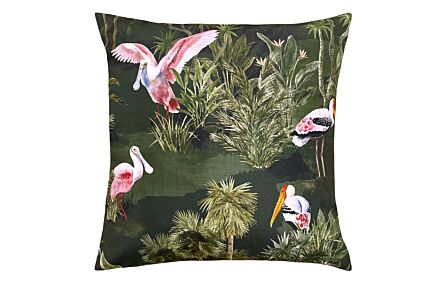 Furn. Platalea Outdoor Scatter Cushion - Bottle Green