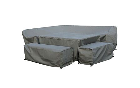 Bramblecrest Rattan L Shape Long Right Sofa Set Cover