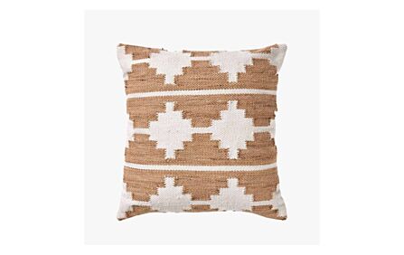 Pacific Lifestyle Indoor/Outdoor Moroccan Taupe Scatter Cushion