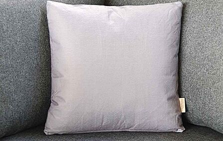 Bramblecrest Square Plain Light Grey Scatter Cushion
