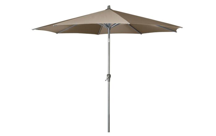 Platinum Riva Taupe 3 Metre Parasol with 40kg Wheeled Base