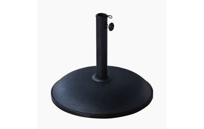 Platinum Riva Anthracite 2.5m Round Parasol with 25kg Base 