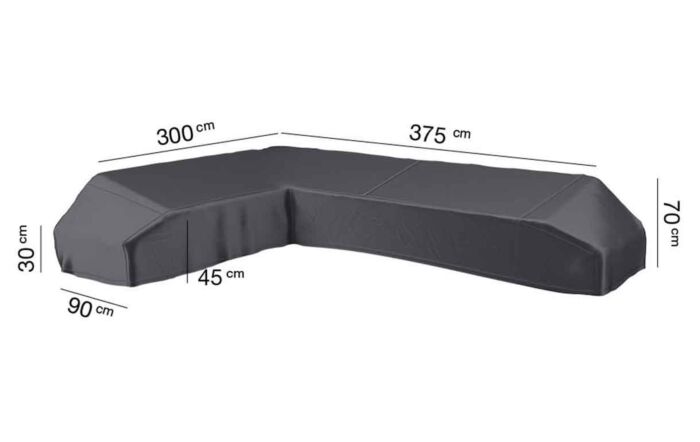 Aerocover Platform Right Hand 375x300x90x30cm