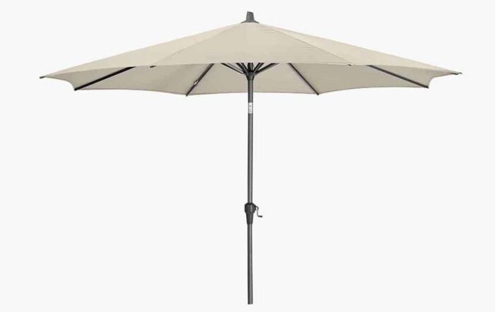 Platinum Riva 3m Round Champagne Parasol with 25kg Base