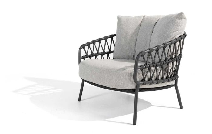 4 Seasons Outdoor Calpi Three Seat Garden Sofa Set with Yoga Coffee Table