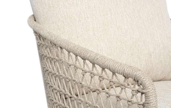 4 Seasons Outdoor Puccini Garden Sofa Set with Footstool and Zucca Tables