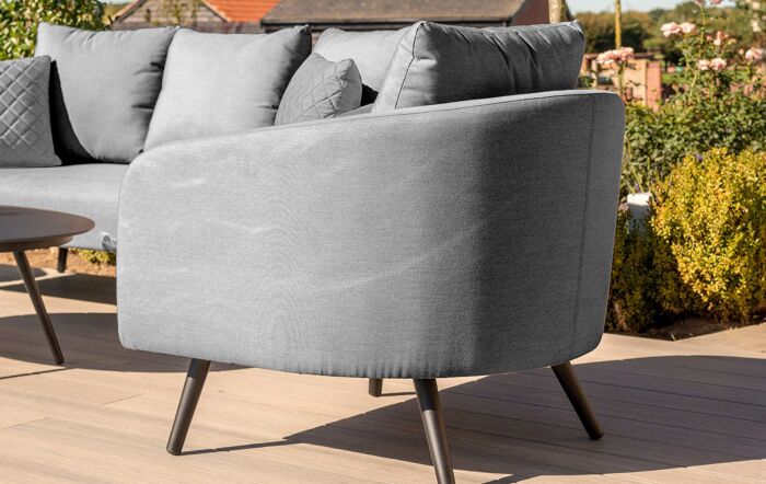 Maze Ambition Three Seat Garden Sofa Furniture Set - Flanelle 