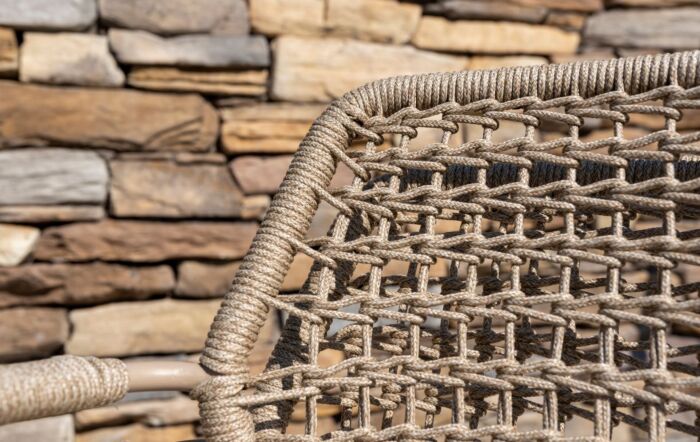 4 Seasons Outdoor Barista Rope Garden Stacking Chair