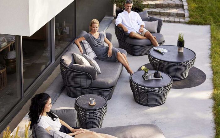 Cane-Line Basket Lounge Outdoor Set