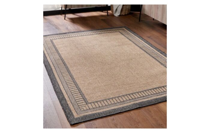 Pacific Lifestyle Indoor or Outdoor Black Border Rug