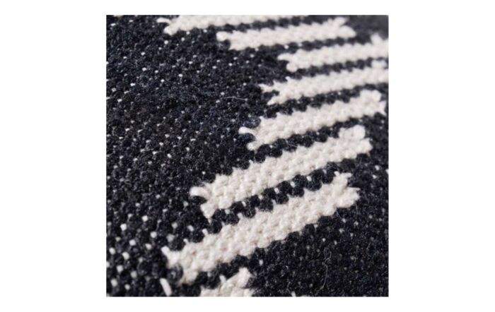 Pacific Lifestyle Indoor/Outdoor Black Chevron Scatter Cushion