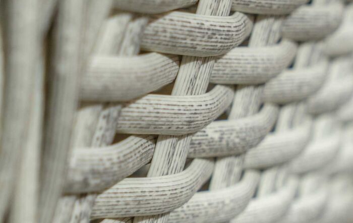 Bramblecrest Monterey Grey Garden Corner Sofa Set with Adjustable Ceramic Table