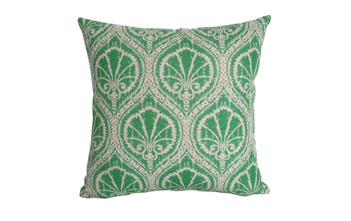 Bramblecrest Square Teal Motif Scatter Cushion